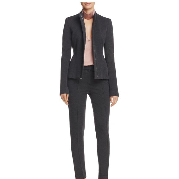 Theory Sculpted Twill Knit Jacket 